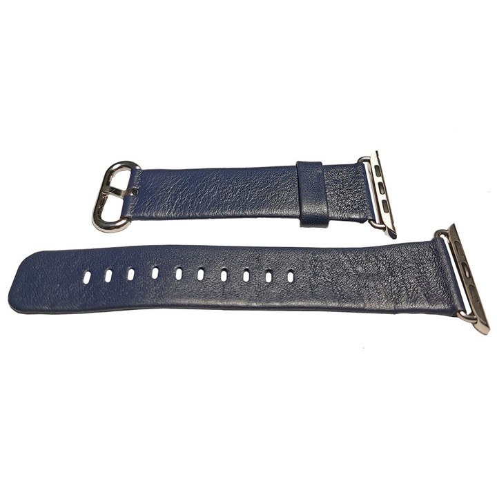 Curea pentru Apple Watch, piele, Bleumarin 42mm