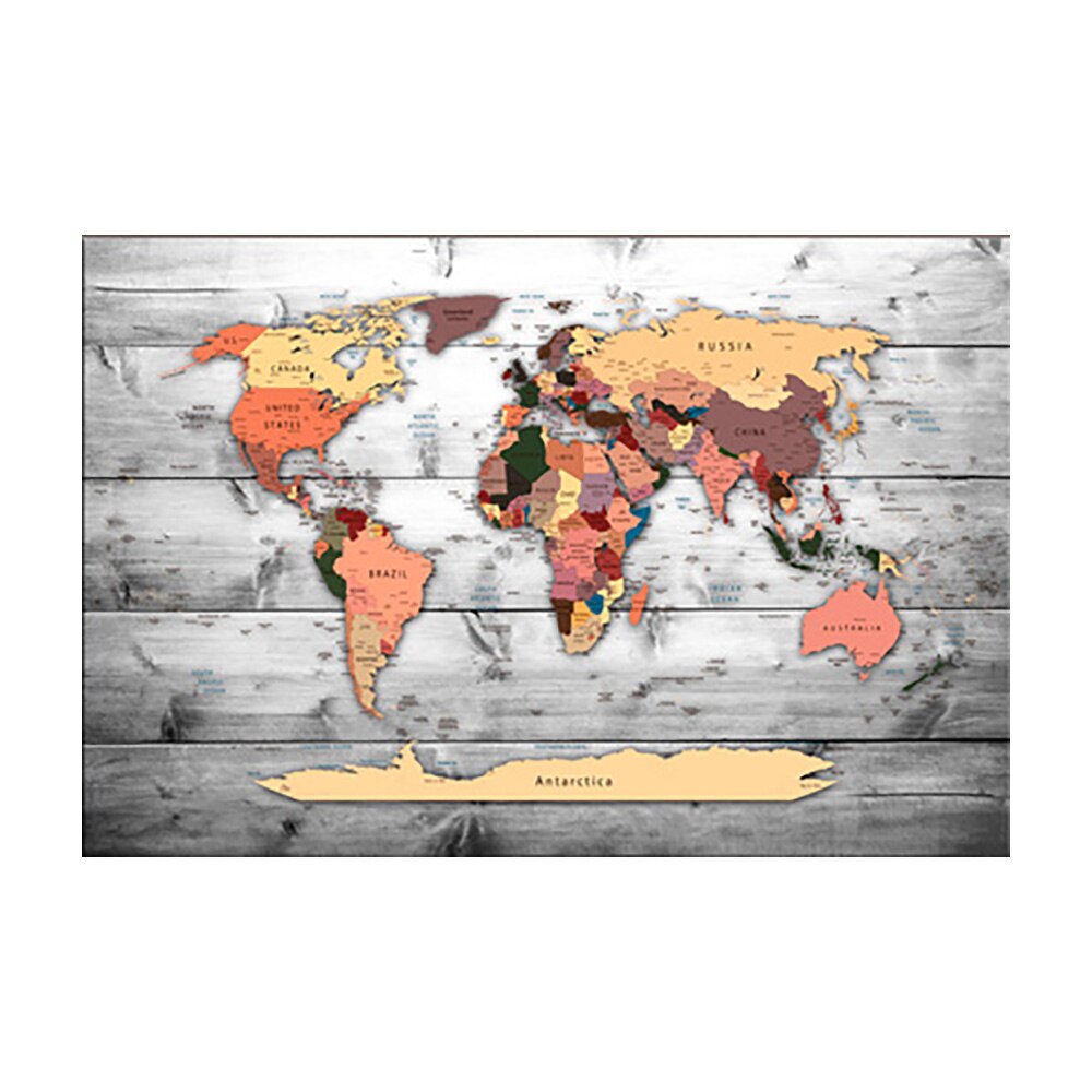 Tablou din pluta - Direction World 1 - 60 x 40 cm