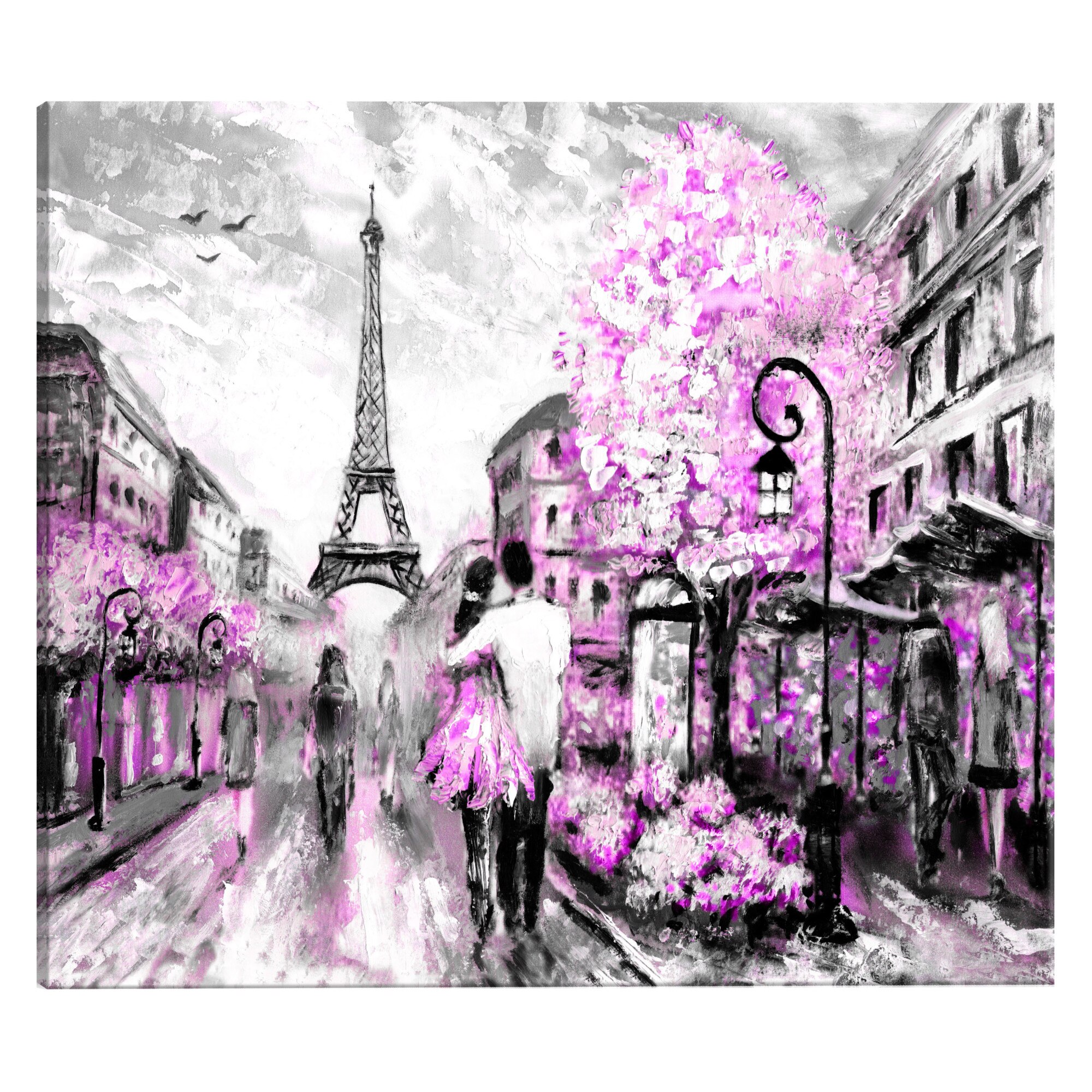 Tablou canvas - Colorat Rendez-Vous 1 - 120 x 80 cm