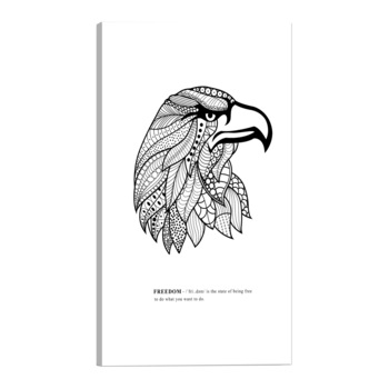 Tablou canvas - Vulturul libertatii - 80 x 120 cm
