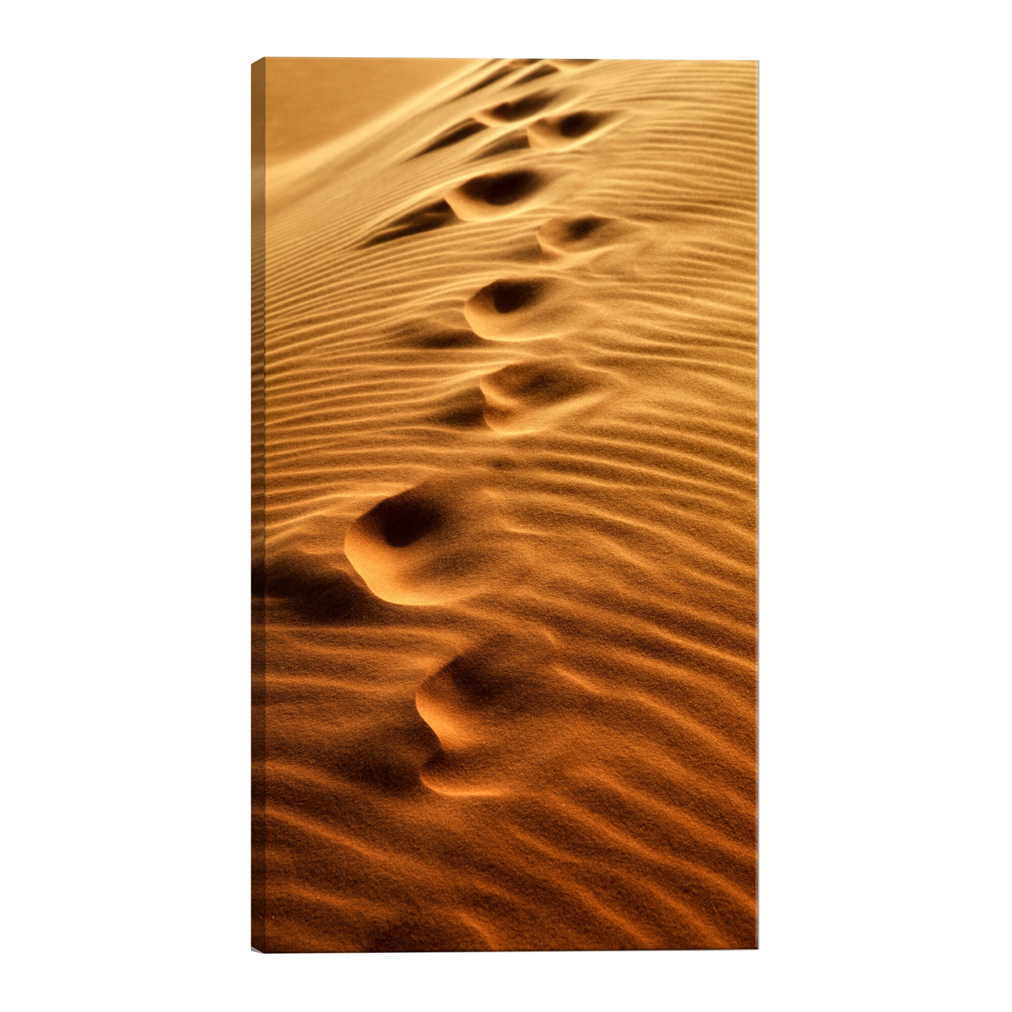 Tablou canvas - Urme pe nisip - 80 x 120 cm