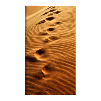 Tablou canvas - Urme pe nisip - 80 x 120 cm