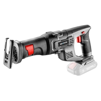 Ferastrau electric fara Graphite, Taiere oscilanta, 18V, 3000 rpm, 500W, Gri/Rosu Ferastrau electric fara Graphite, Taiere oscilanta, 18V, 3000 rpm, 500W, Gri/Rosu