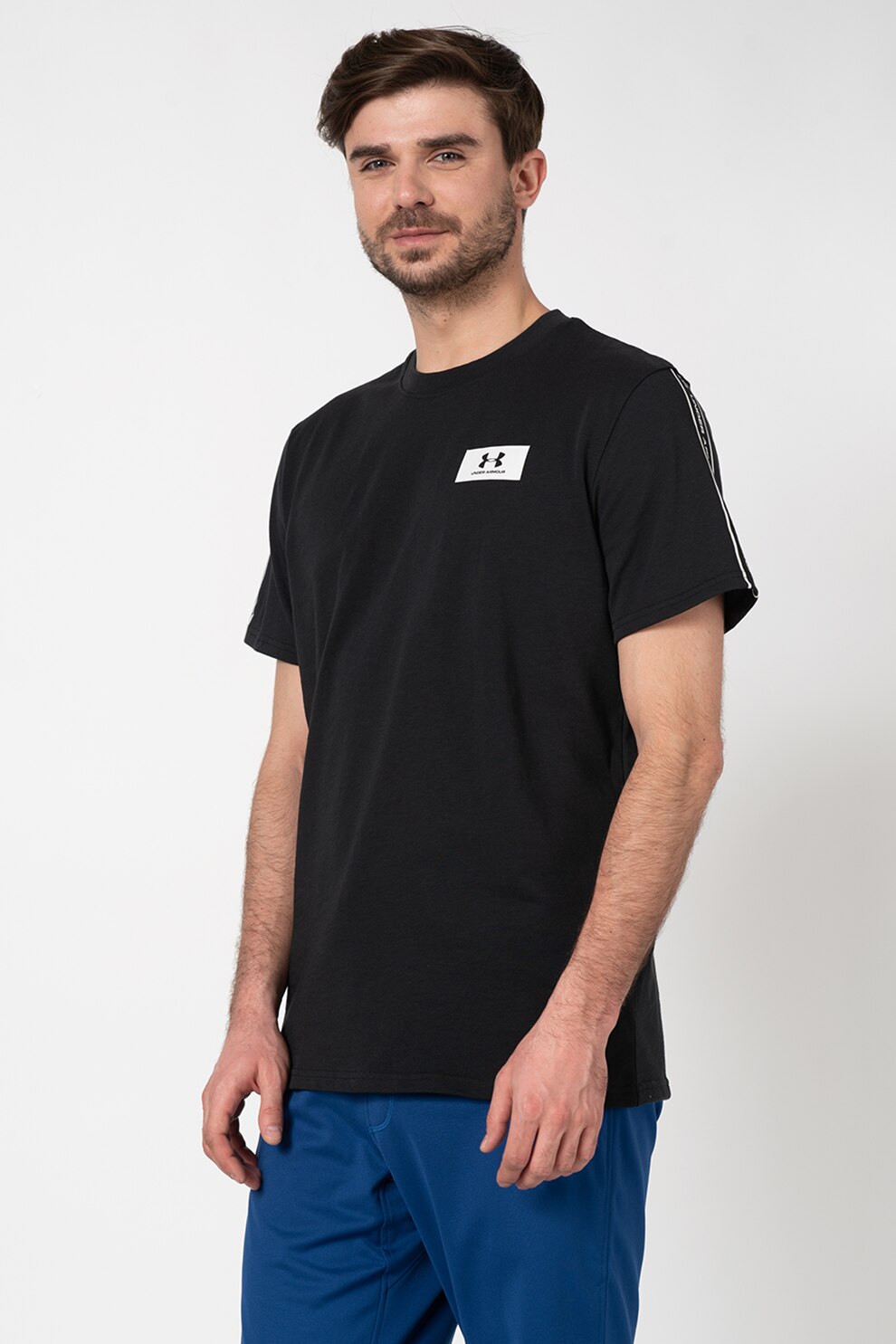 Under Armour, Tricou lejer pentru antrenament Originators, Negru