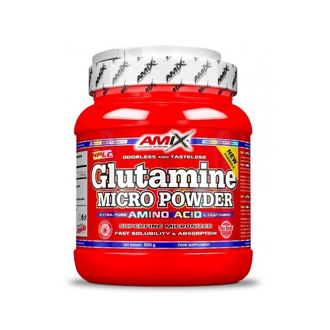Pudra energizanta, L-Glutamina, AMIX, 0.500 kg