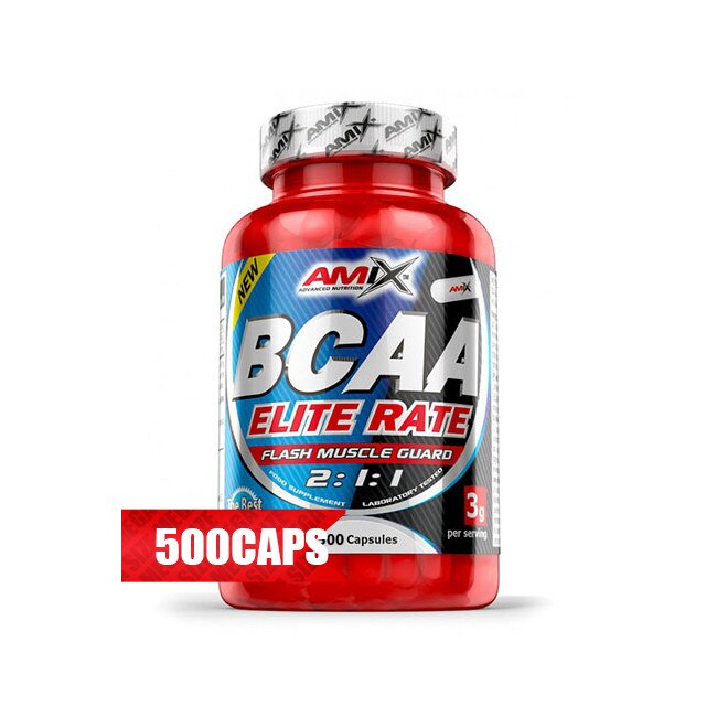 Aminoacizi Amix Bcaa Elite Rate 500 capsule