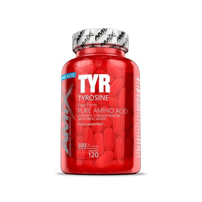 Supliment nutritiv Amix Tyrosine (tirozina) 120 capsule