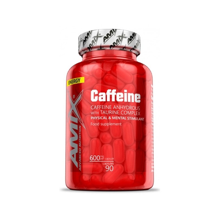 Amix, Táplálékkiegészítő Koffein, 90 tabletta