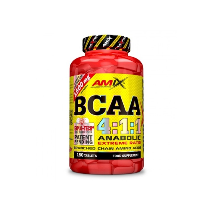 Amix étrend-kiegészítő, BCAA 4:1:1, 150 tabletta