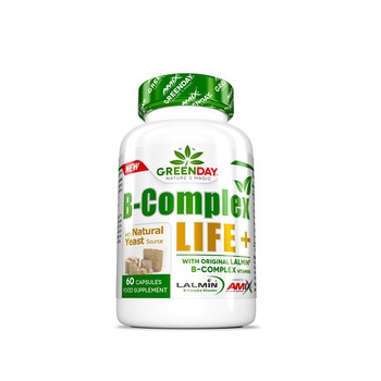 Supliment nutritiv B-Complex Life +, Amix, Vitamina B, 60 de capsule Supliment nutritiv B-Complex Life +, Amix, Vitamina B, 60 de capsule
