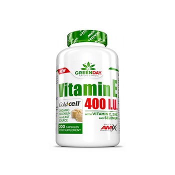 Supliment nutritiv Amix, Vitamina E 400IU, 200 capsule Supliment nutritiv Amix, Vitamina E 400IU, 200 capsule