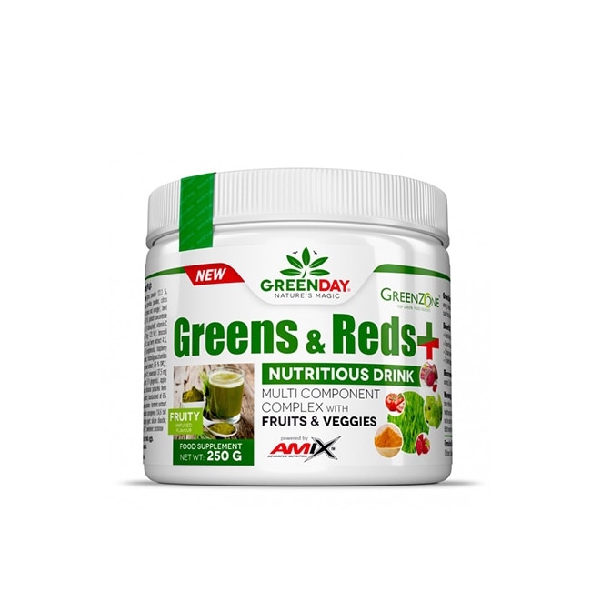 Pudra energizanta Amix, Greens & Reds+, 250g