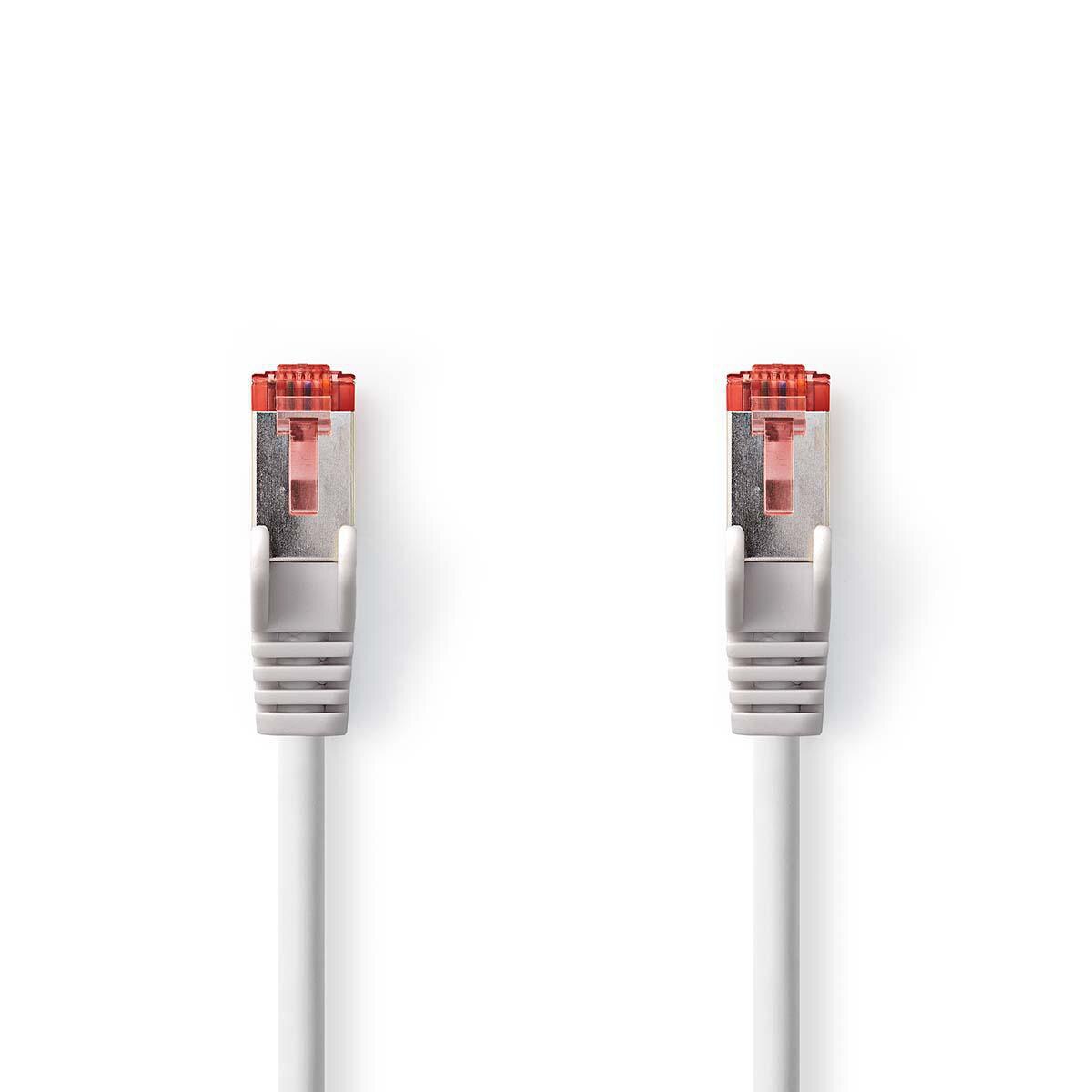 Cablu S/FTP Cat6 RJ45 tata - RJ45 tata 1m gri, Nedis