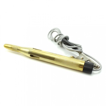 Tester de tensiune cu carcasa din cupru 6 - 24V Tester de tensiune cu carcasa din cupru 6 - 24V