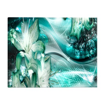 Tablou canvas - Vis smarald - 135 x 45 cm