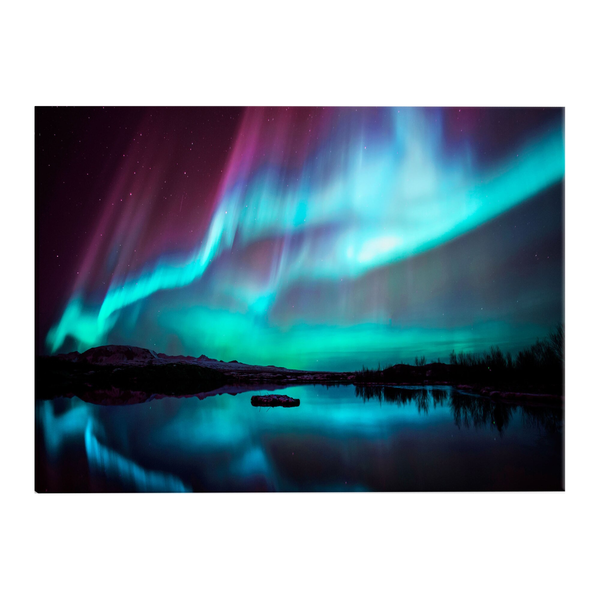 Tablou canvas - Panglici albastre - 150 x 50 cm