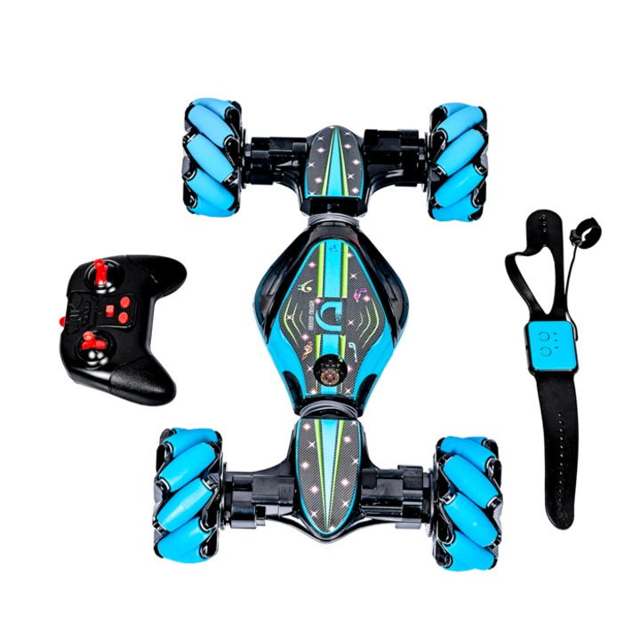 Masinuta twisting 2 in 1, ALBASTRU