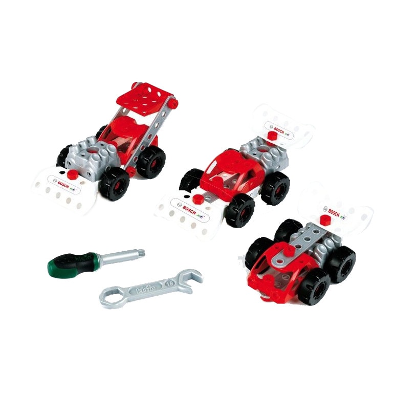 Set de masini Bosch Multi Tech 3 in 1 Echipa de curse 35 piese