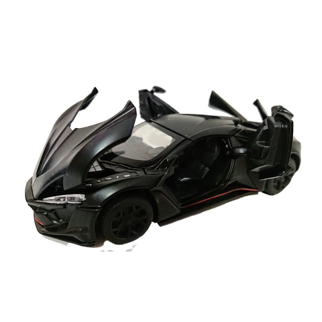 Masina metalica cu lumini si sunete,Lamborghini negru, 1:32