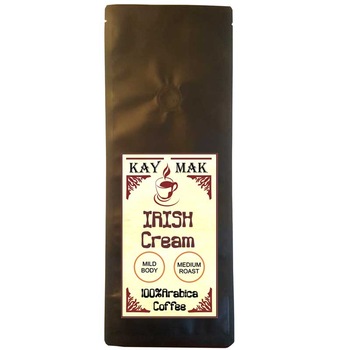 Cafea cu aroma de IRISH CREAM,Boabe 220gr,,Proaspat prajita,KAYMAK Cafea cu aroma de IRISH CREAM,Boabe 220gr,,Proaspat prajita,KAYMAK