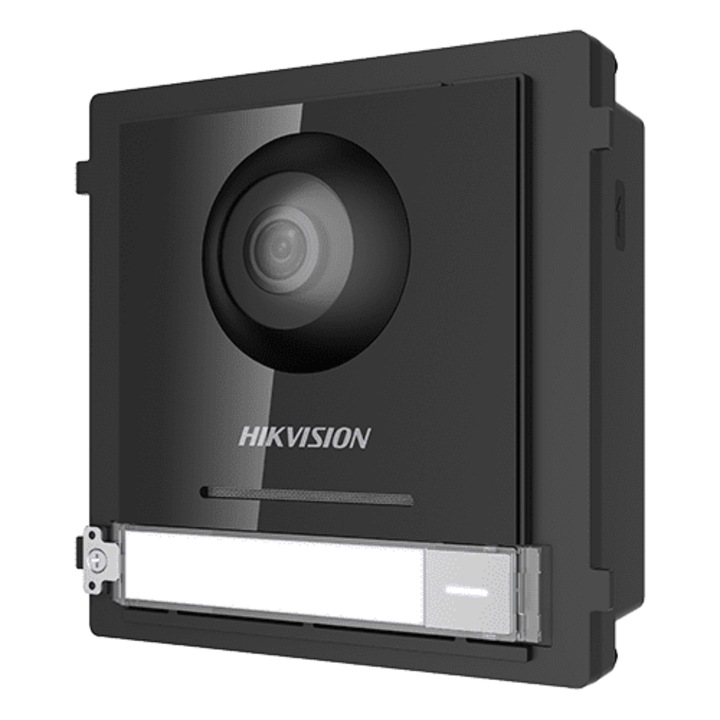 Modul Master pentru Interfonie modulara echipat cu camera video 2MP fisheye si un buton apel - HikVision DS-KD8003-IME1