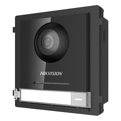 Modul Master pentru Interfonie modulara echipat cu camera video 2MP fisheye si un buton apel - HIKVISION