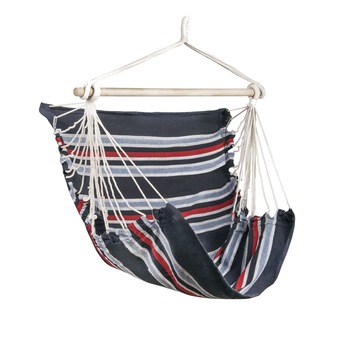 Hamac Brazilian tip Scaun Fotoliu pentru Casa, Curte sau Gradina, Capacitate 150kg, Culoare Albastru/Rosu Hamac Brazilian tip Scaun Fotoliu pentru Casa, Curte sau Gradina, Capacitate 150kg, Culoare Albastru/Rosu