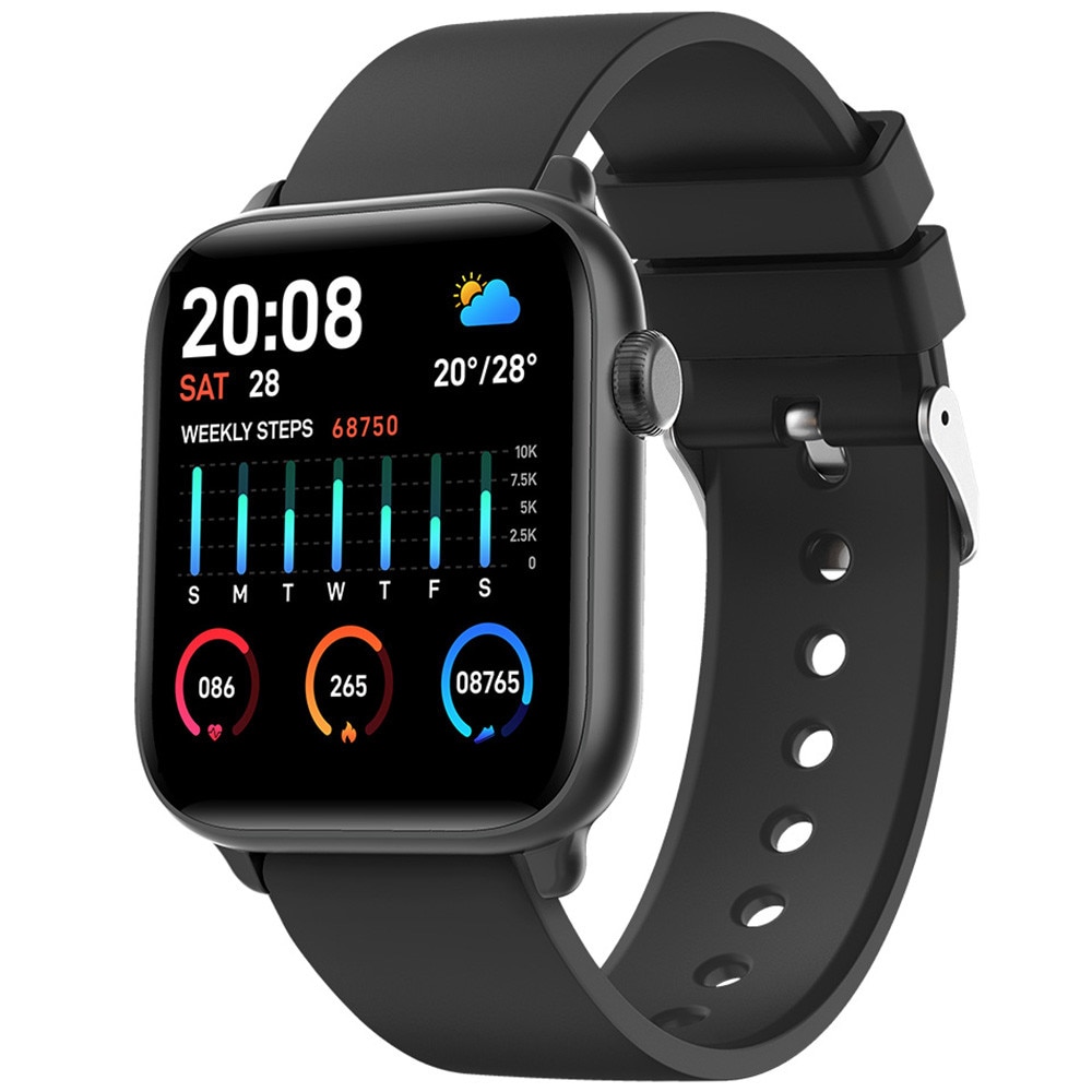 Ceas smartwatch Kingwear KW37, 64KB Ram + 512KB ROM, display 1.3inch TFT cu touch screen, rezolutie 240 x 240 pixeli, baterie 160mAh