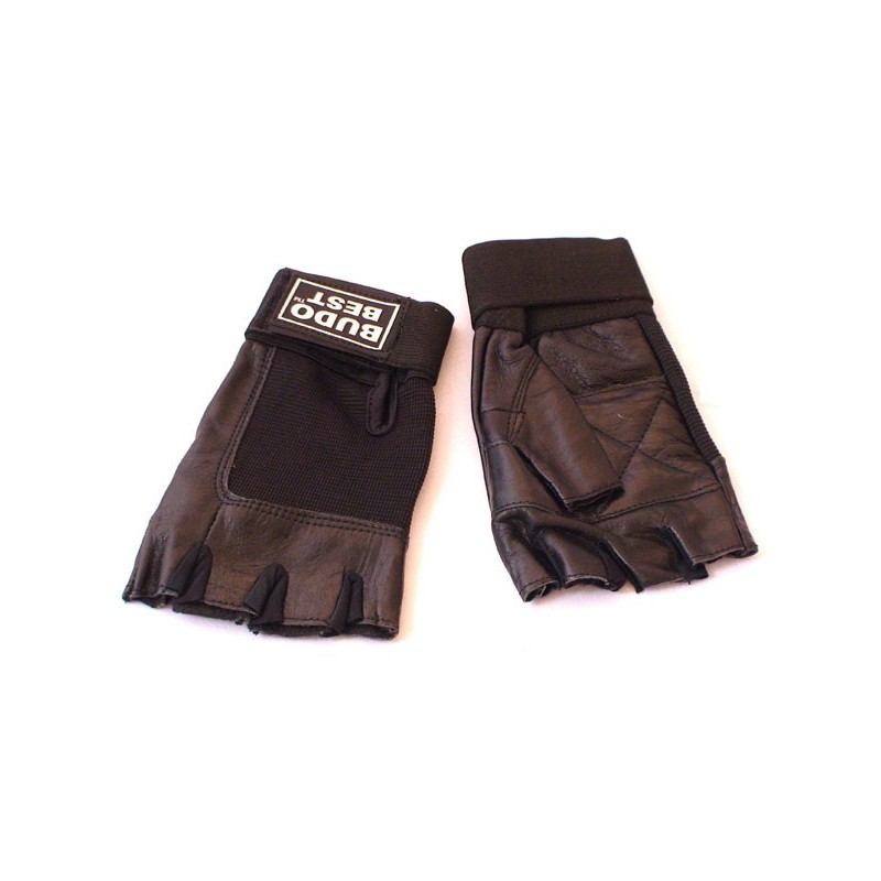 Manusi Fitness Tip D, Negru, Piele naturala, XXL INTL