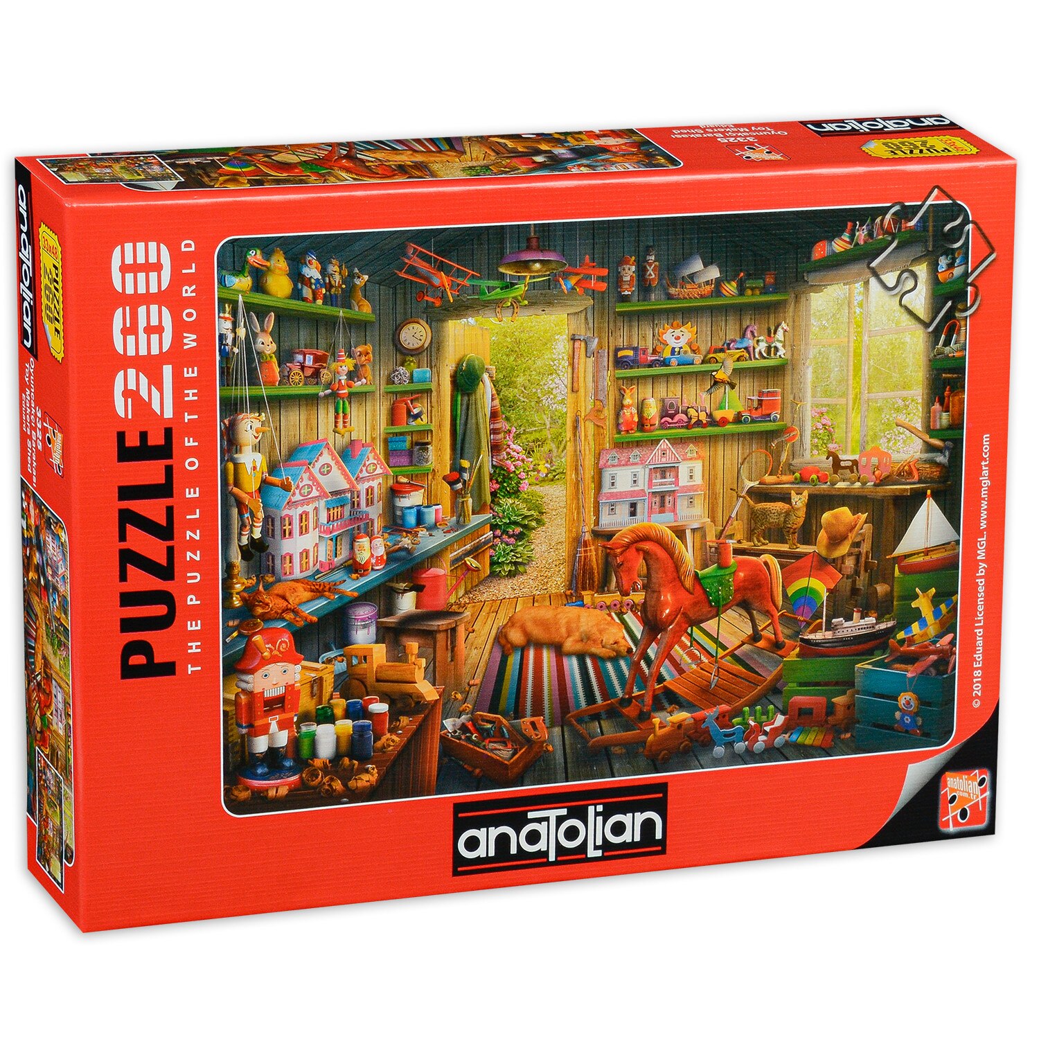 Puzzle Anatolian Toy makers shed, 260 piese