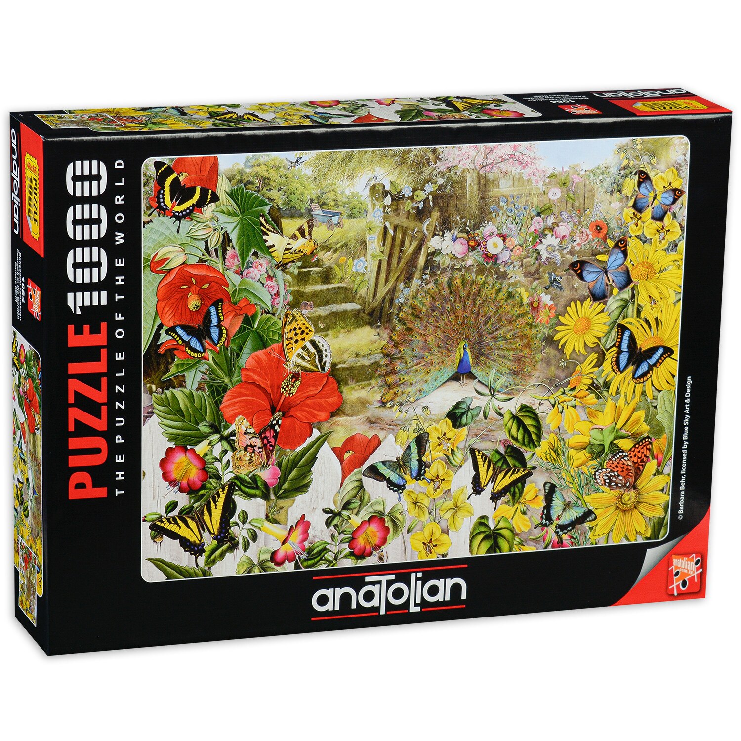 Puzzle Anatolian Peacock in the garden, 1000 piese