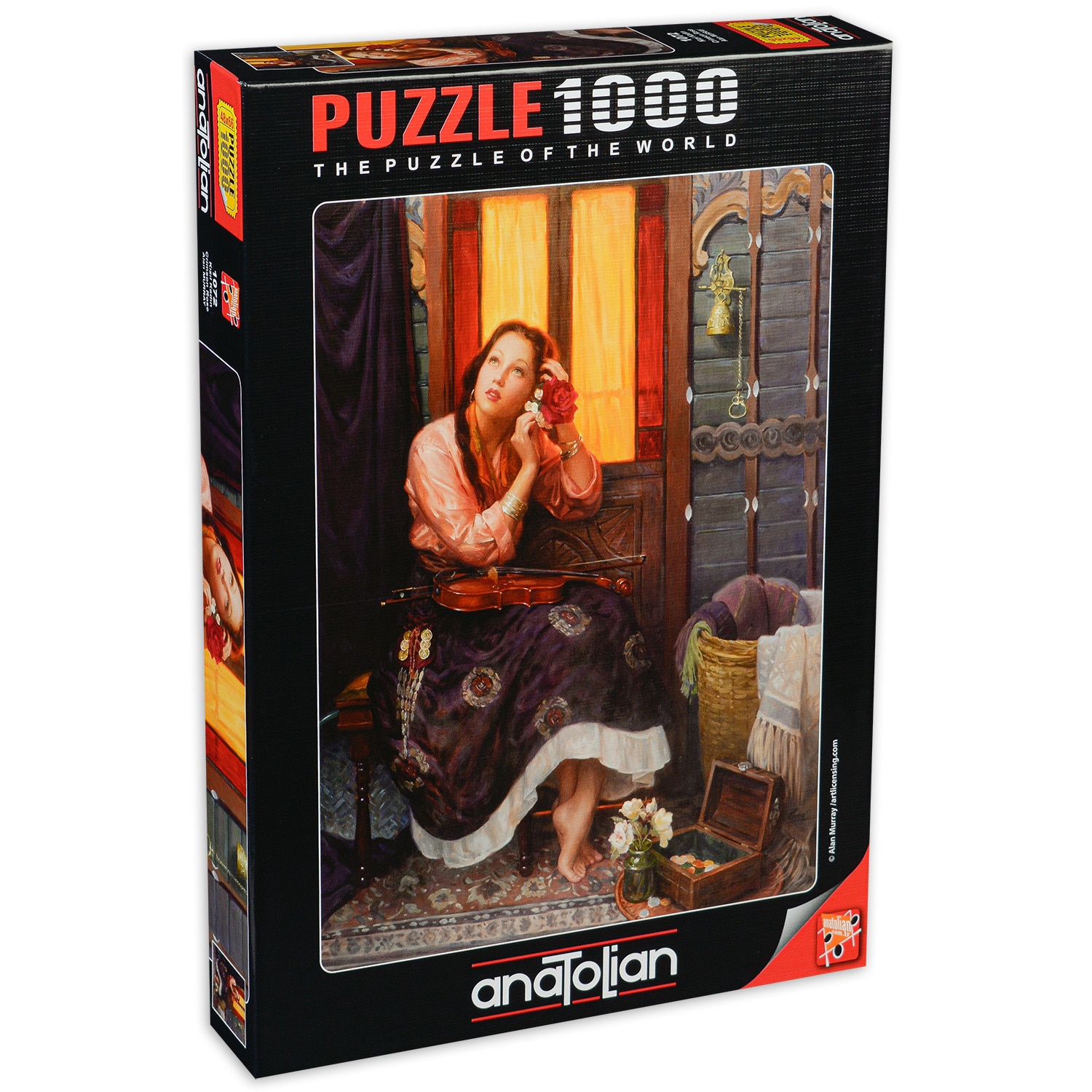 Puzzle Anatolian Crimson Rose, 1000 piese