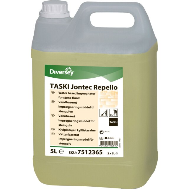Agent de impregnare pe baza de apa pentru suprafete de piatra, Taski Jontec Repello, Diversey 7512365, 5L