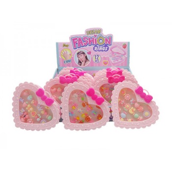 Set inele pentru fetite, 20 piese ,Multicolor,3 ani + Set inele pentru fetite, 20 piese ,Multicolor,3 ani +