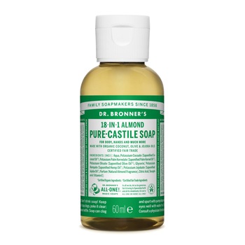 Dr. Bronner’s, Sapun Organic cu Ulei Esential de Migdale, 60 ml Dr. Bronner’s, Sapun Organic cu Ulei Esential de Migdale, 60 ml