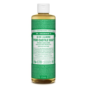 Sapun lichid de Castilia 18-in-1 Migdale, 475 ml - Dr.Bronner's Sapun lichid de Castilia 18-in-1 Migdale, 475 ml - Dr.Bronner's