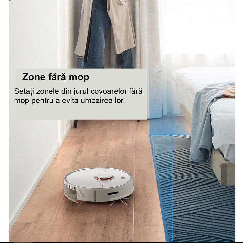 Set White Bijoux Aspirator robotmop Xiaomi Roborock S5 MAX si Robot