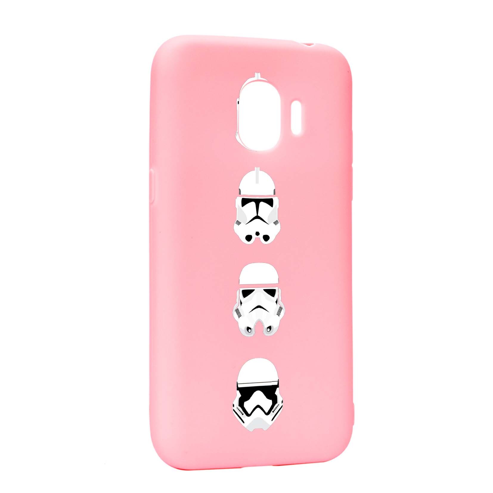 Husa de protectie Star Wars - Trooper, Movie pentru Samsung Galaxy J2 Pro 2018 / J2 2018 / Grand Prime Pro, rezistenta la uzura, anti-alunecare, din silicon Premium, P396