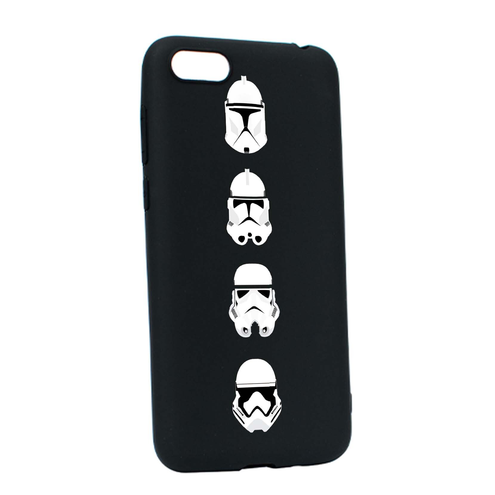 Husa de protectie Star Wars - Trooper, Movie pentru Apple iPhone 6 / 6S, rezistenta la uzura, anti-alunecare, din silicon Premium, B396