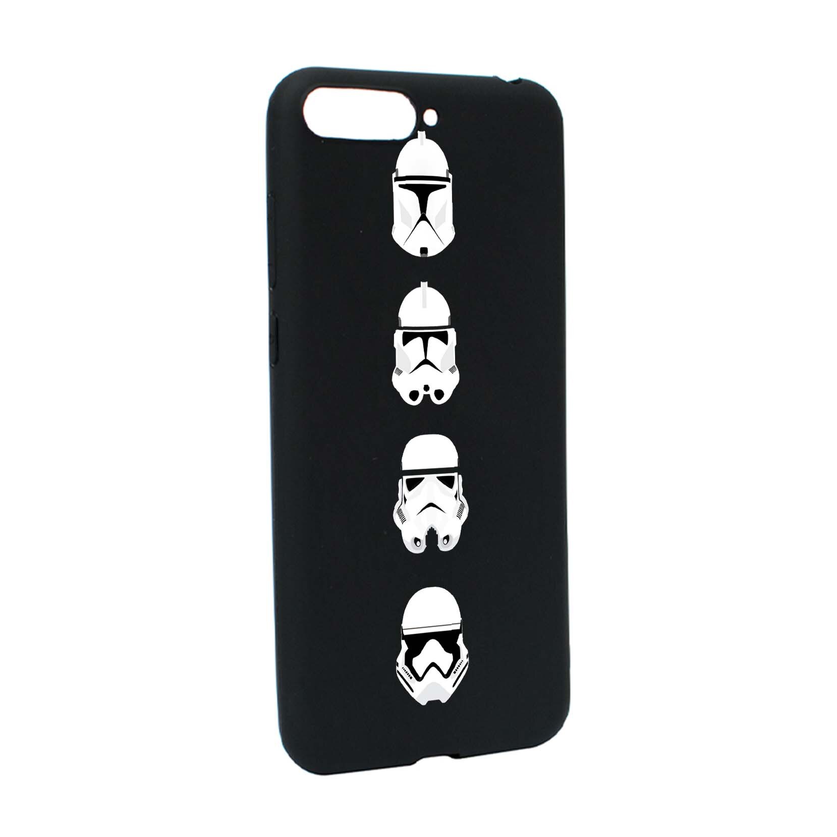 Husa de protectie Star Wars - Trooper, Movie pentru Huawei Y6 2018 / Y6 Prime 2018, rezistenta la uzura, anti-alunecare, din silicon Premium, B396