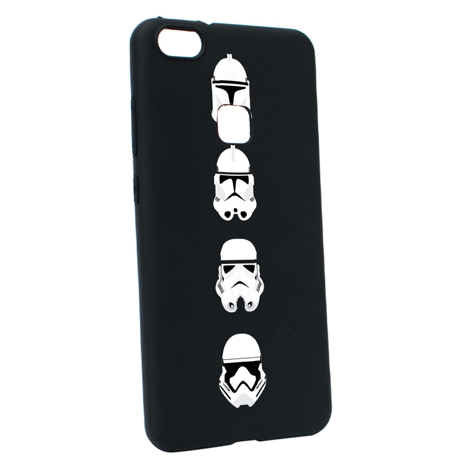 Husa de protectie Star Wars - Trooper, Movie pentru Huawei P10 Lite, rezistenta la uzura, anti-alunecare, din silicon Premium, B396