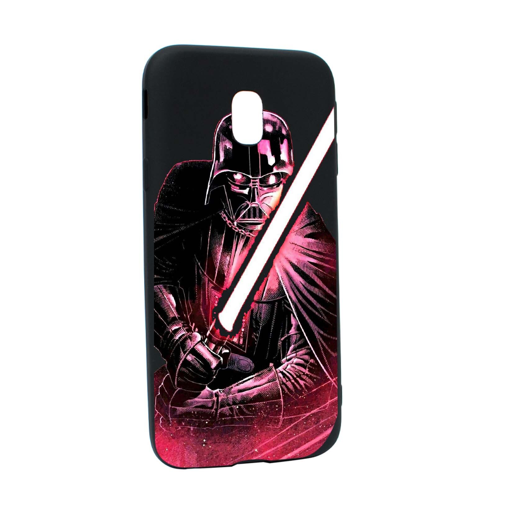 Husa de protectie Star Wars - Darth Vader, Movie pentru Samsung Galaxy J3 2018, rezistenta la uzura, anti-alunecare, din silicon Premium, B397