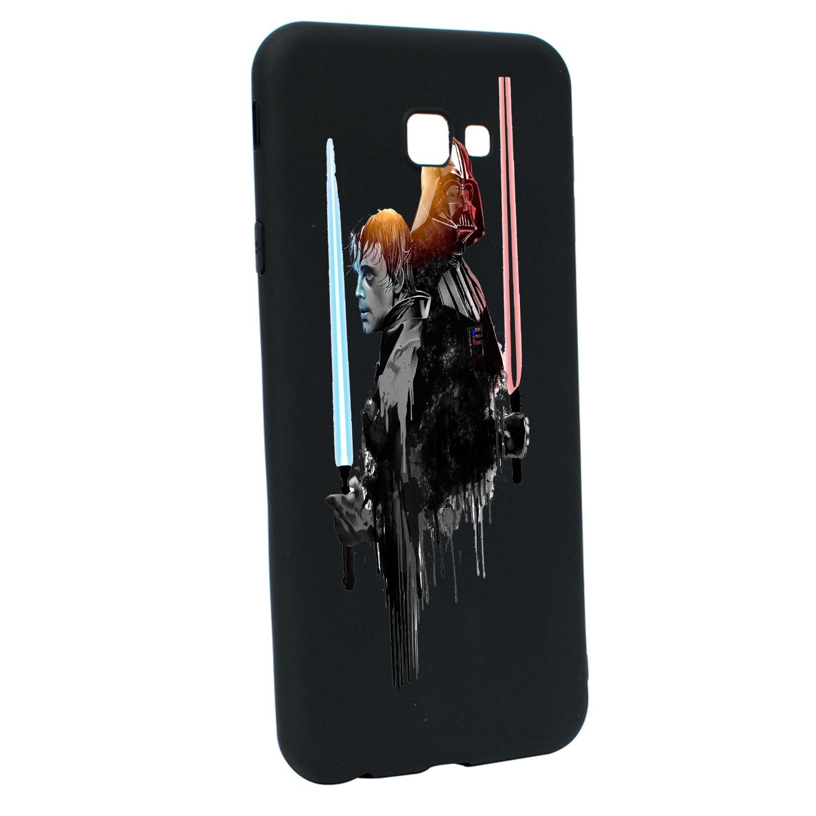 Husa de protectie Star Wars - Luke, Movie pentru Samsung Galaxy J4 Plus, rezistenta la uzura, anti-alunecare, din silicon Premium, B398