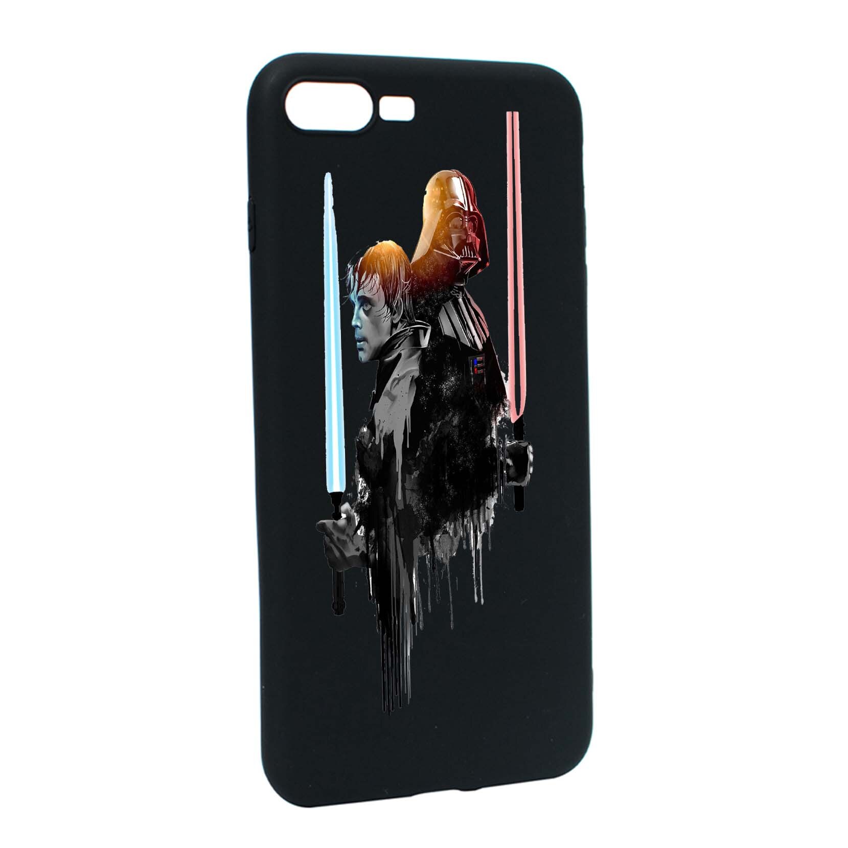 Husa de protectie Star Wars - Luke, Movie pentru Apple iPhone 7 Plus / 8 Plus, rezistenta la uzura, anti-alunecare, din silicon Premium, B398