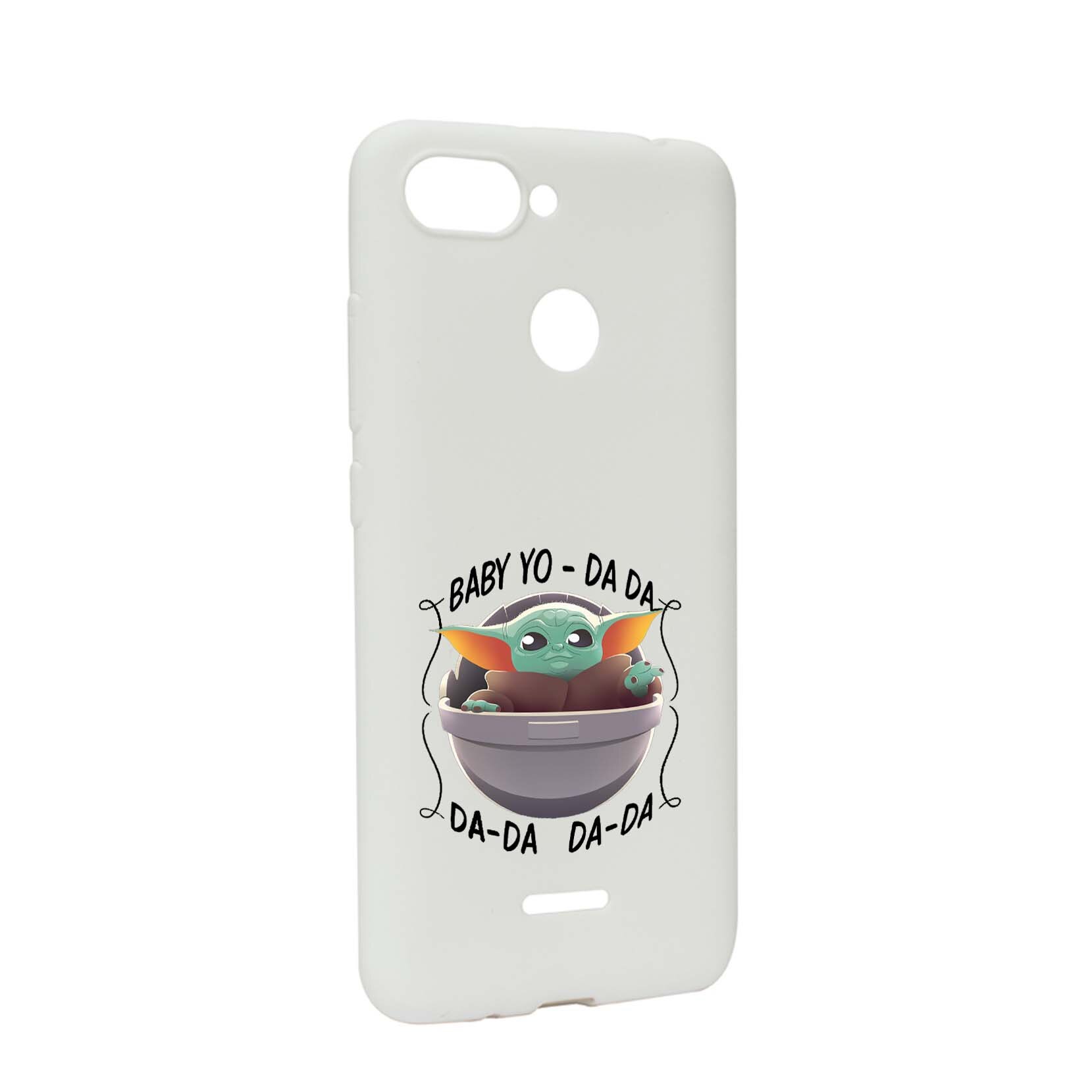 Husa de protectie Star Wars - Baby Yoda, Movie pentru Xiaomi Redmi 6, rezistenta la uzura, anti-alunecare, din silicon Premium, W399