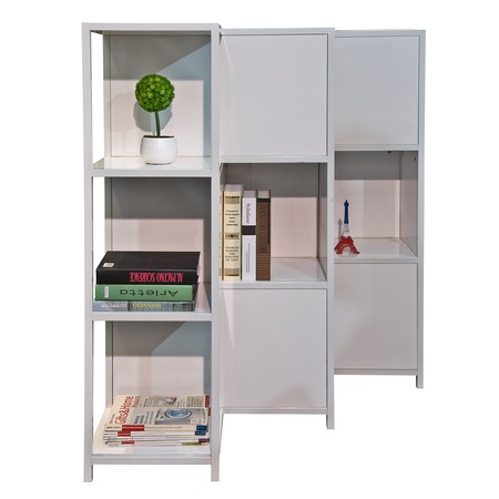 Raft Kring Office, Pal si metal, Alb, 93.5 x 99.5 x 120 cm