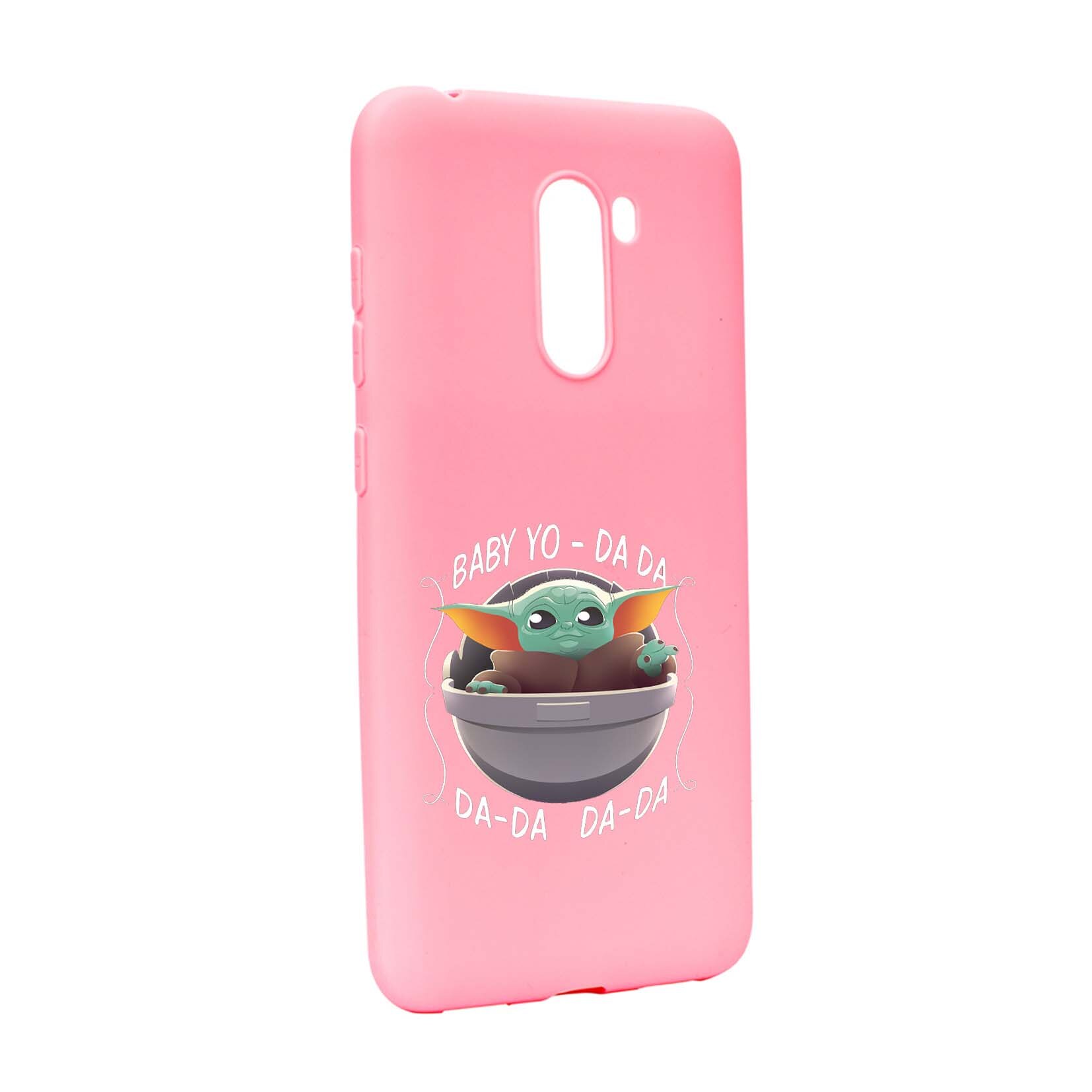 Husa de protectie Star Wars - Baby Yoda, Movie pentru Xiaomi PocoPhone F1, rezistenta la uzura, anti-alunecare, din silicon Premium, P399
