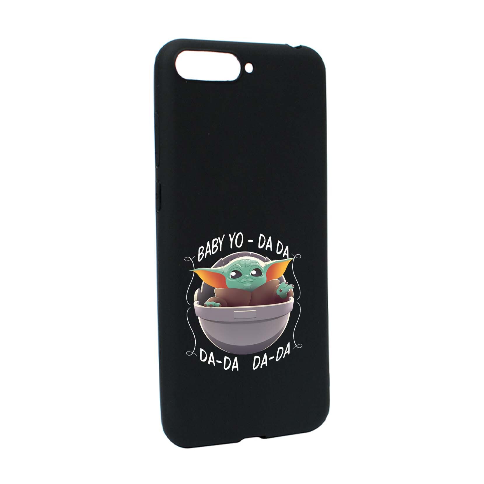 Husa de protectie Star Wars - Baby Yoda, Movie pentru Huawei Y6 2018 / Y6 Prime 2018, rezistenta la uzura, anti-alunecare, din silicon Premium, B399