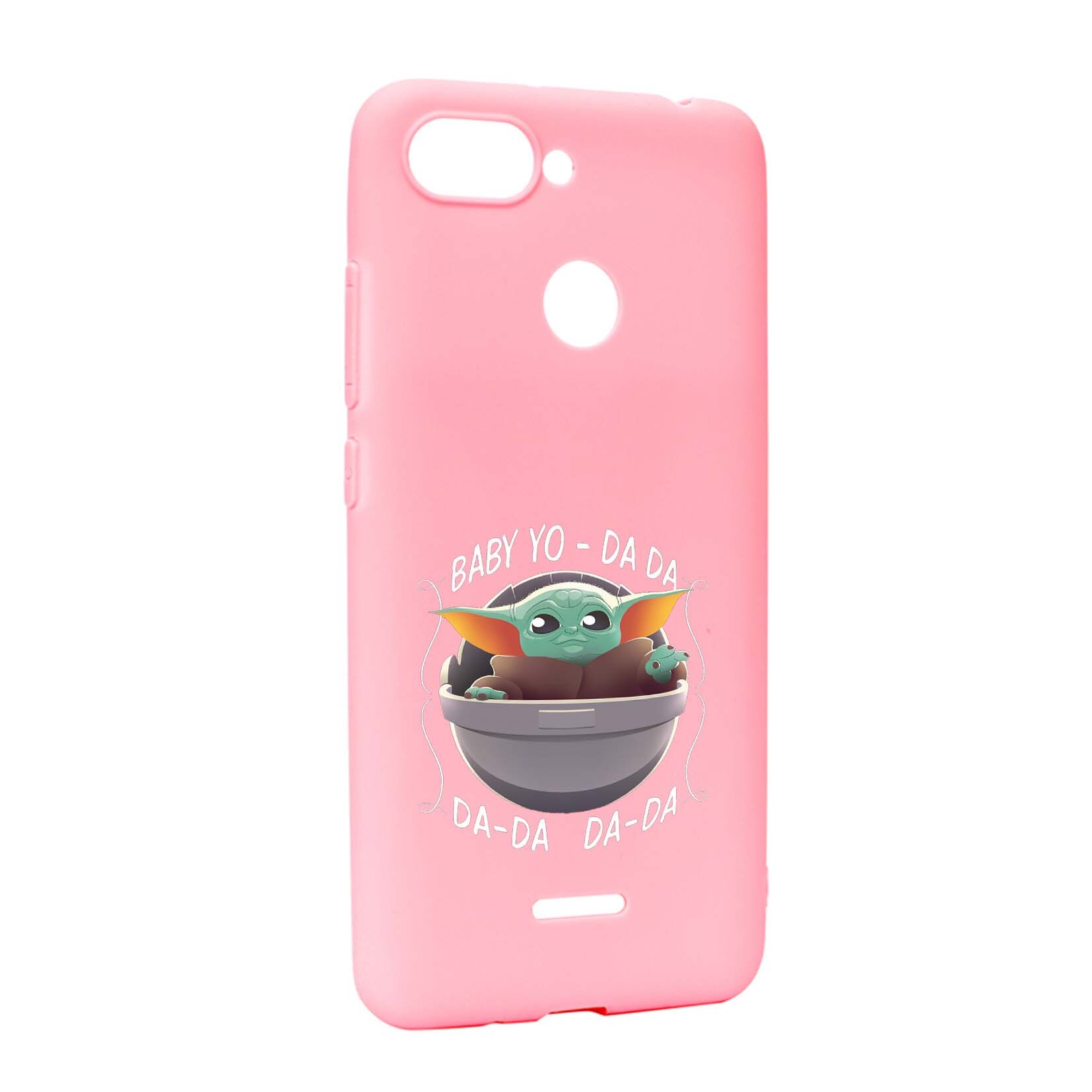 Husa de protectie Star Wars - Baby Yoda, Movie pentru Xiaomi Redmi 6, rezistenta la uzura, anti-alunecare, din silicon Premium, P399