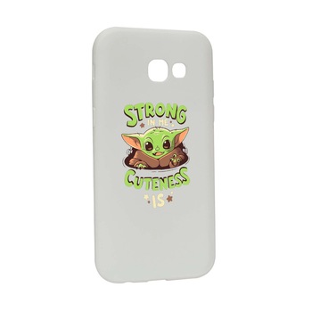 Husa de protectie Star Wars - Baby Yoda, Movie pentru Samsung Galaxy A3 2017, rezistenta la uzura, anti-alunecare, din silicon Premium, W400 Husa de protectie Star Wars - Baby Yoda, Movie pentru Samsung Galaxy A3 2017, rezistenta la uzura, anti-alunecare, din silicon Premium, W400